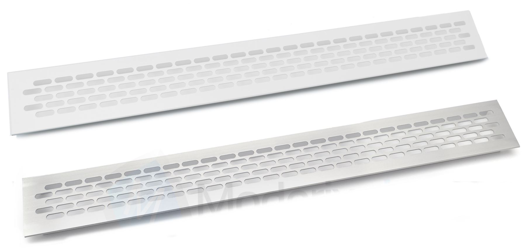 Aluminium, White, Brushed Chrome Vent Grill Kitchen Plinth Worktop Heat