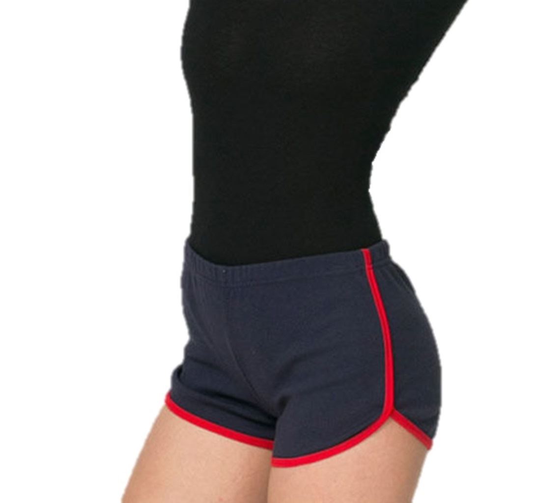 American Apparel Ladies Womens Cotton Interlock Running Sports Shorts