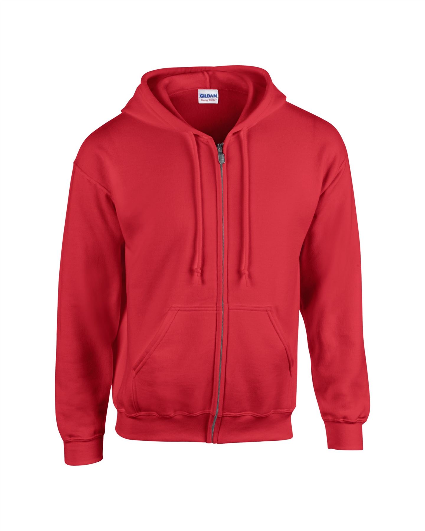 Gents Gildan Heavy Blend Full Zipped Hoodie Hooded Sweatshirt Jumper
