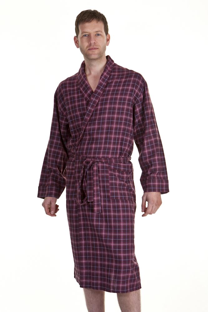 pure cotton dressing gown mens