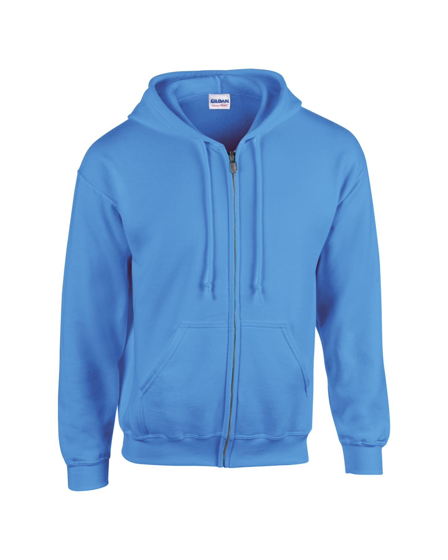 Gents Gildan Heavy Blend Full Zipped Hoodie Hooded Sweatshirt Jumper