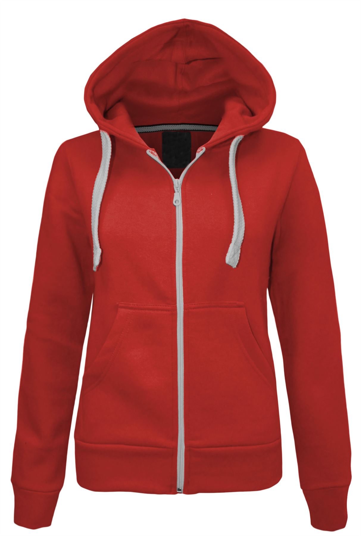 new womens plain zip hoodie sweatshirt fleece hooded jacket sizes 6 20 ebay new womens plain zip hoodie sweatshirt fleece hooded jacket sizes 6 20 ebay