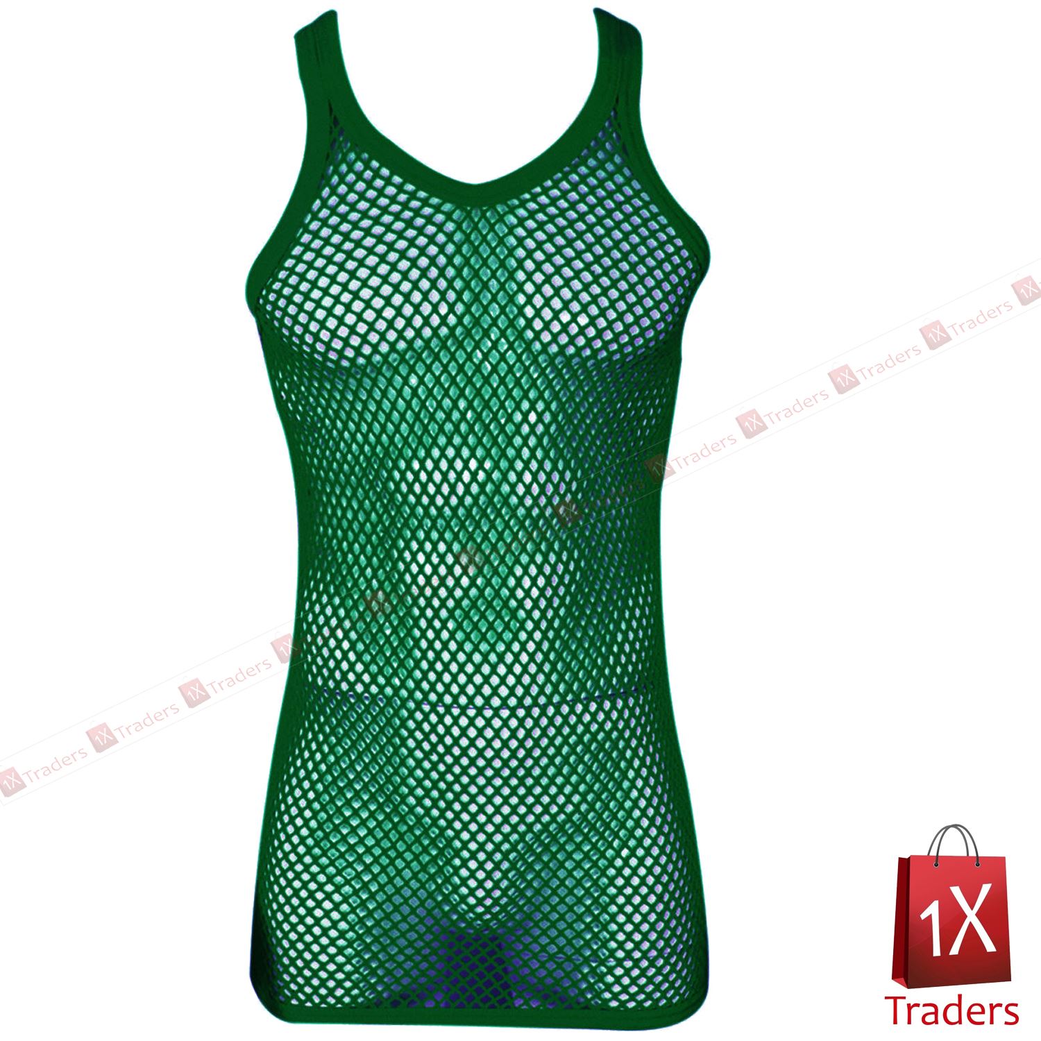 New Mens Sleeveless String 100 Cotton Mesh Vest Net Top Gym