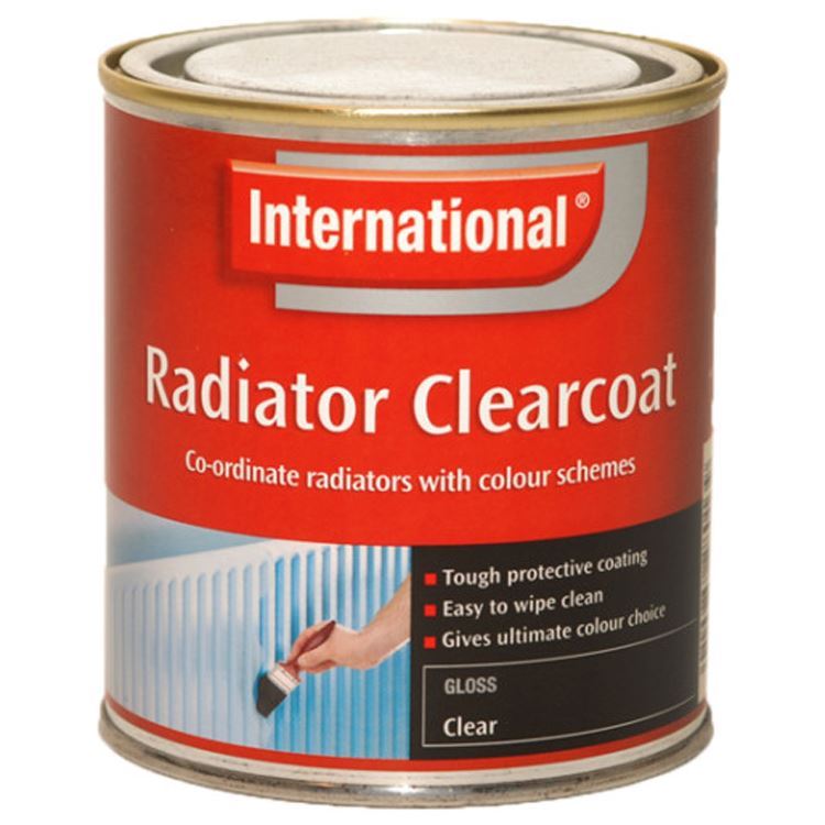 INTERNATIONAL PAINT RADIATOR CLEARCOAT GLOSS SATIN DURABLE FINISH