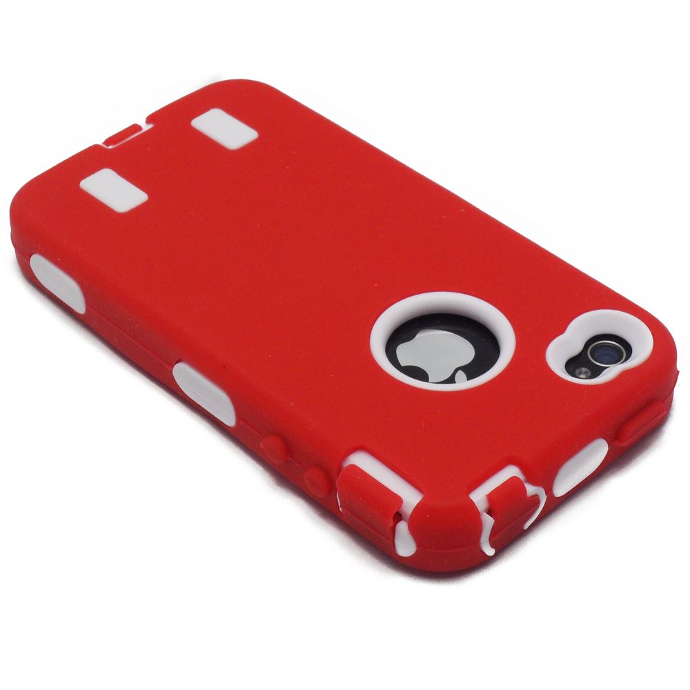 HEAVY DUTY BUILDERS WORK WORKMAN CASE COVER FOR IPHONE 4 4S FULL ARMOUR