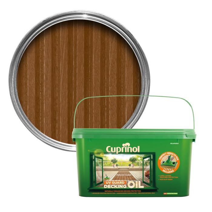 CUPRINOL ANTISLIP DECKING STAIN PAINT OR UV GUARD DECKING OIL PAINT 2