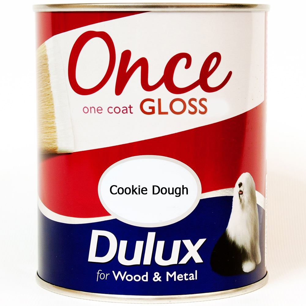 DULUX ONCE PERFECT HIGH GLOSS / SATINWOOD PAINT INTERIOR & EXTERIOR