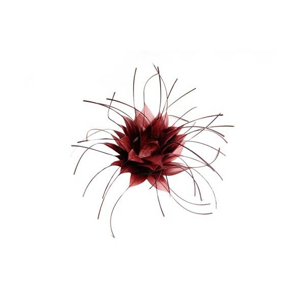 Feather Flower Thistle Bud FL026 - For fascinators, hats & craft use. - Picture 7 of 31