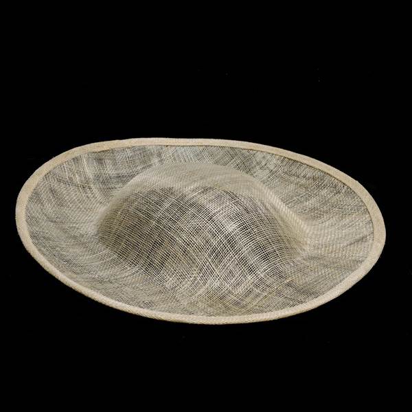 HA054 Large shaped saucer/smartie sinamay fascinator/hat base For
