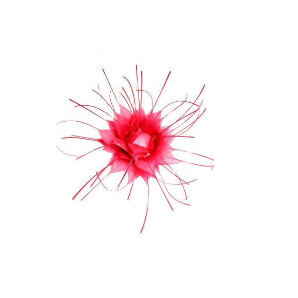 Feather Flower Thistle Bud FL026 - For fascinators, hats & craft use. - Picture 13 of 31