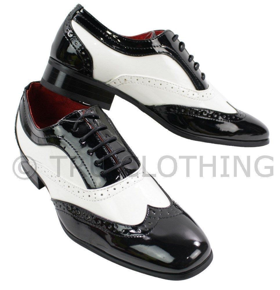 Chaussures Fines à Lacets Goor Pour Homme - Cuir Vernis Noir, 4 œillets, Semelle Résine, Style élégant
