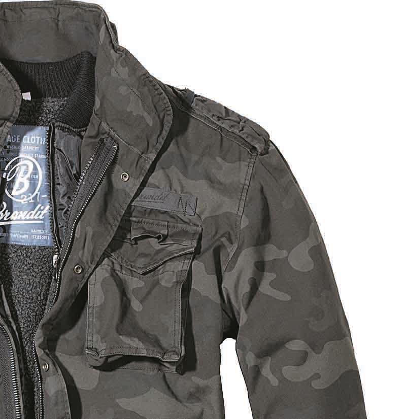 Brandit M65 Giant Military Parka Jacket US Army Combat Zip Fleece Warm