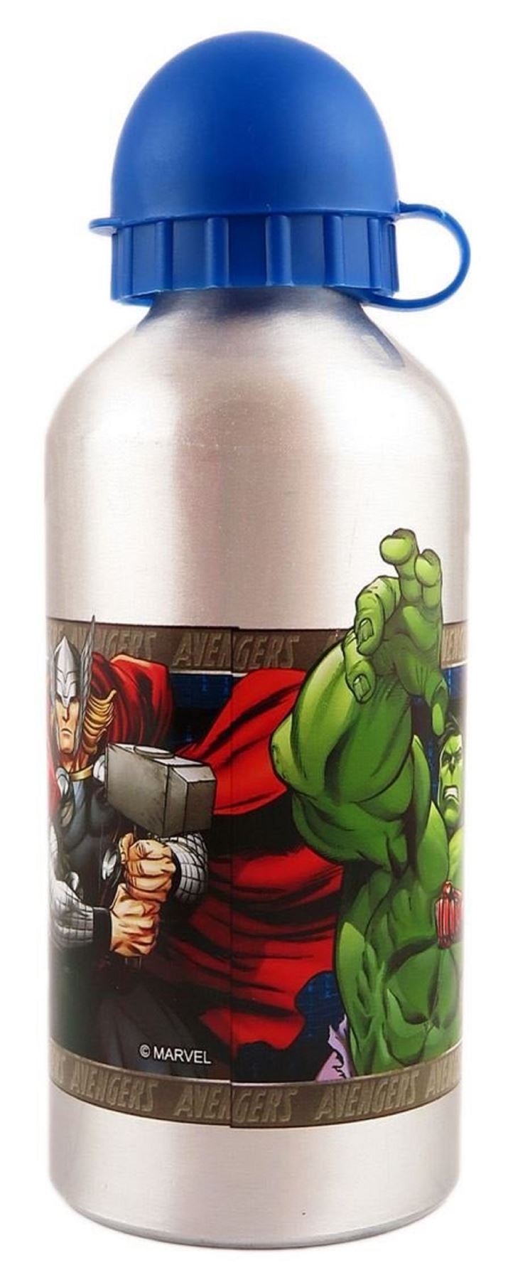 Marvel Avengers Hulk Captain America Aluminium Drinks Water Thermos