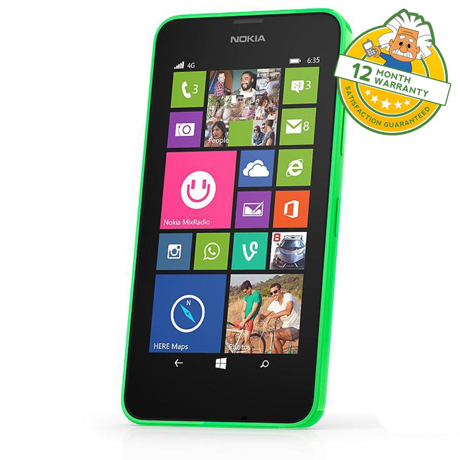 Nokia Lumia 635 Windows Smartphone 8Gb 4G LTE All Colours All Networks