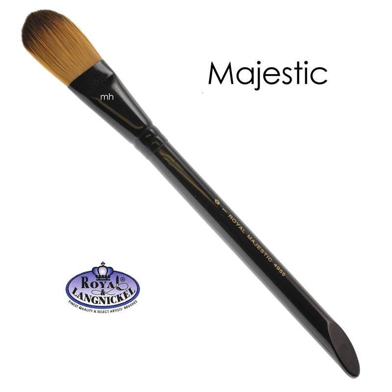 Royal brush Majestic Artists Taklon Individual Brushes round liner