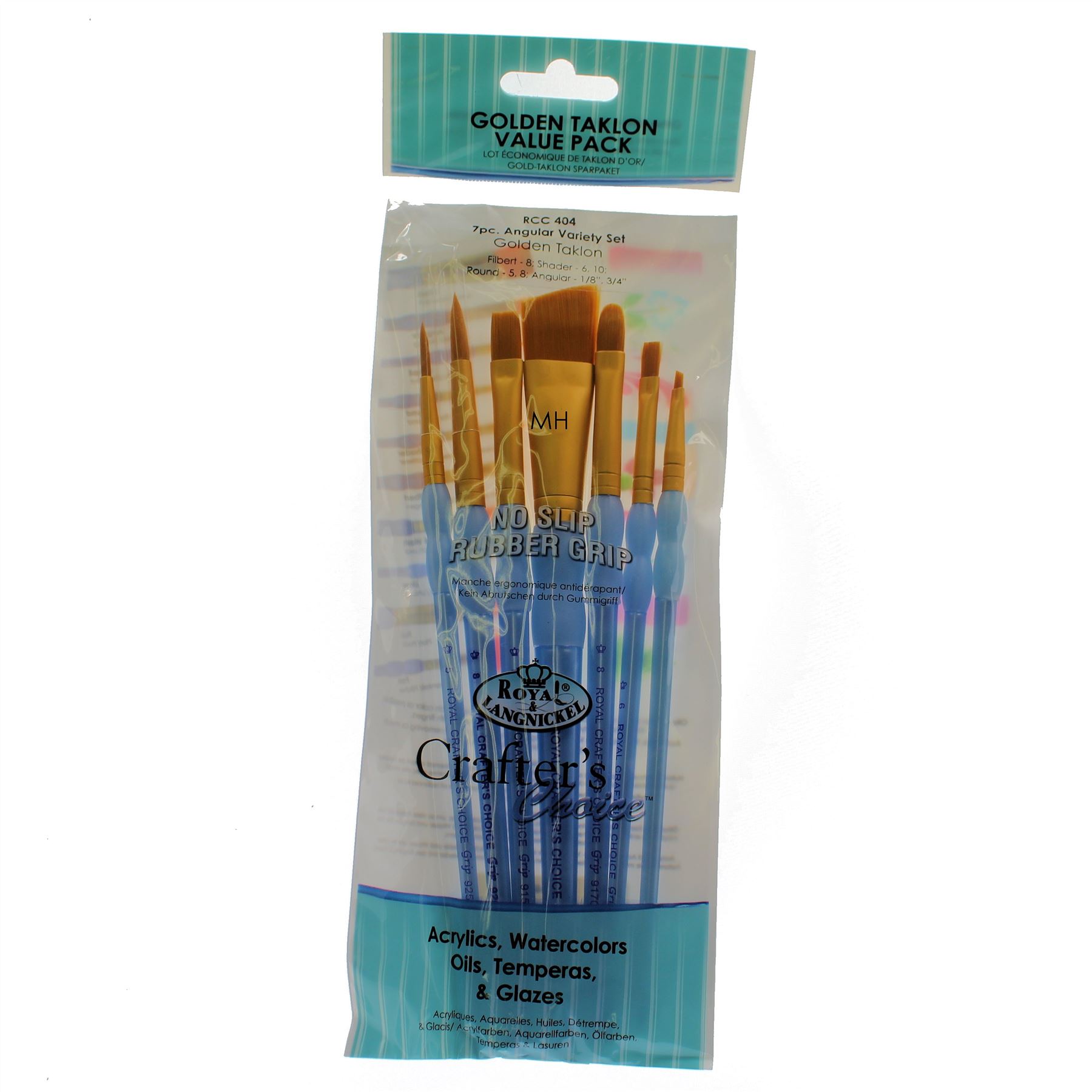Royal and langnickel artists crafters choice paint brushes soft grip