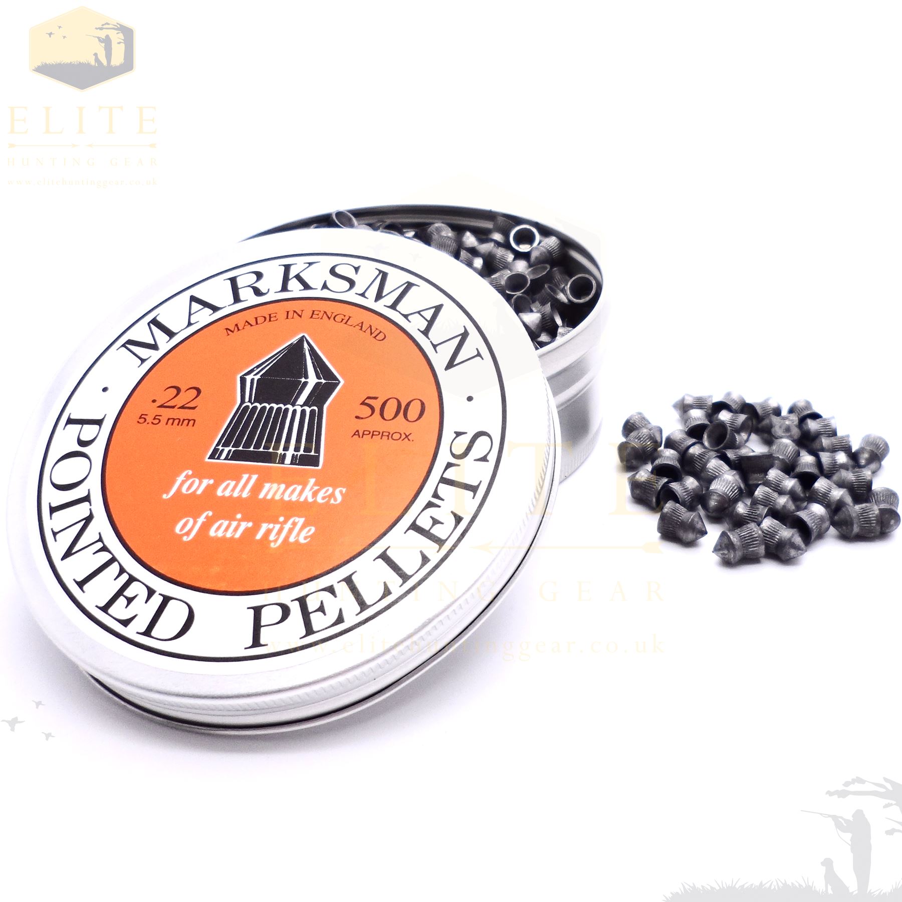 Marksman .177 .22 Domed Pointed Airgun Rifle Pistol Hunting Club Lead