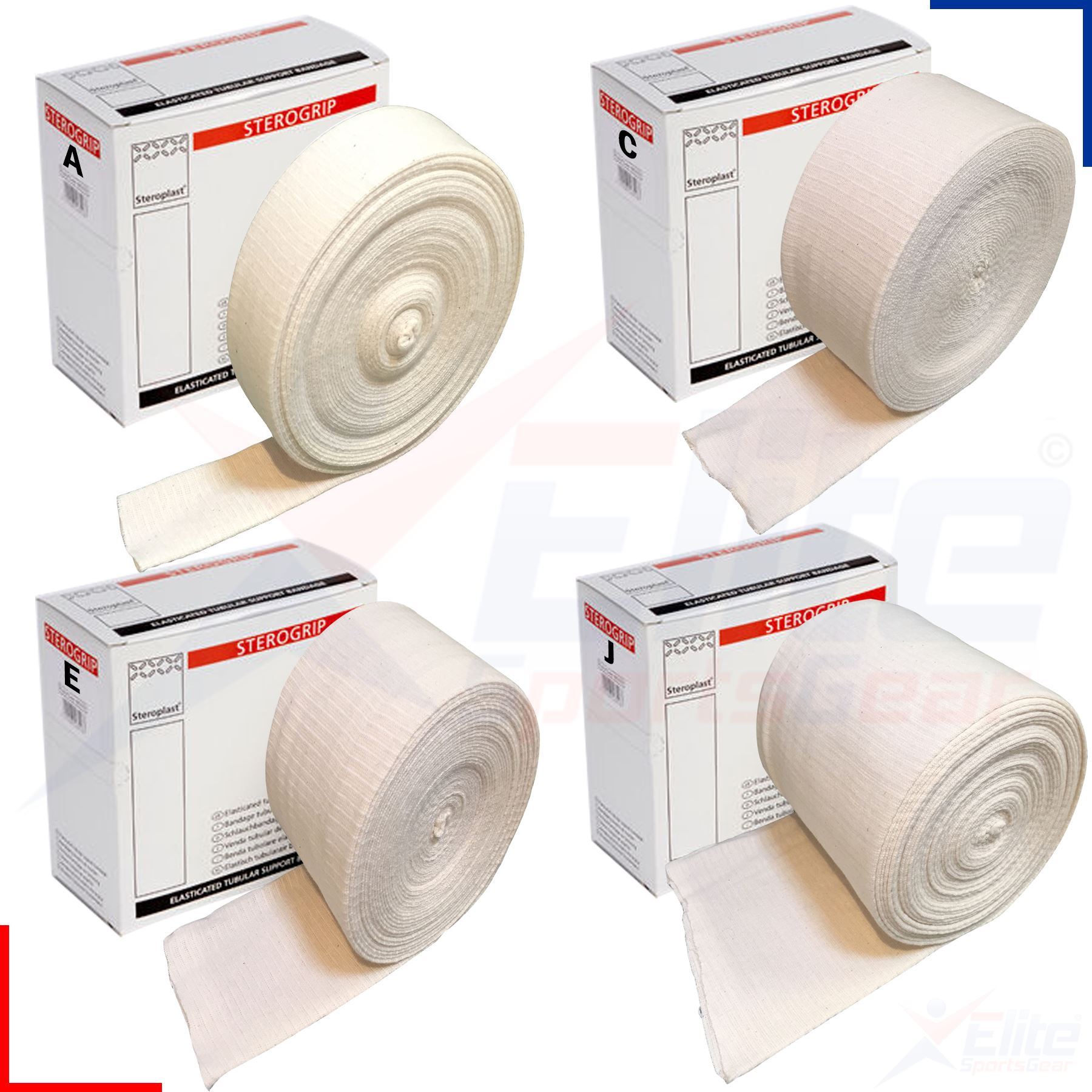 Steroplast Elasticated Tubular Elastic Bandage Sterogrip Compression