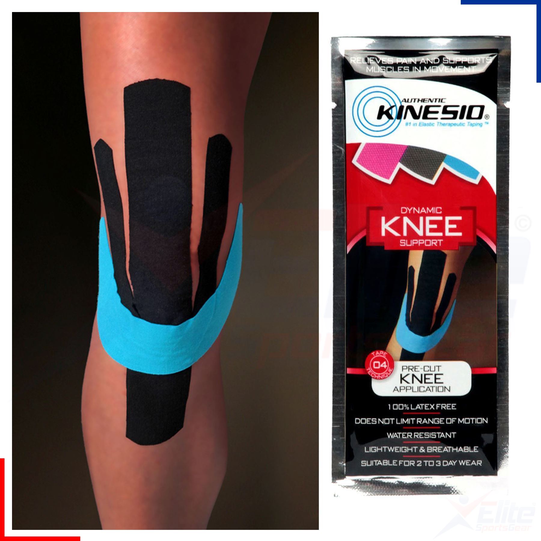 Kinesio Pre Cut Muscle Support Tape Knee Neck Shoulder Back Foot