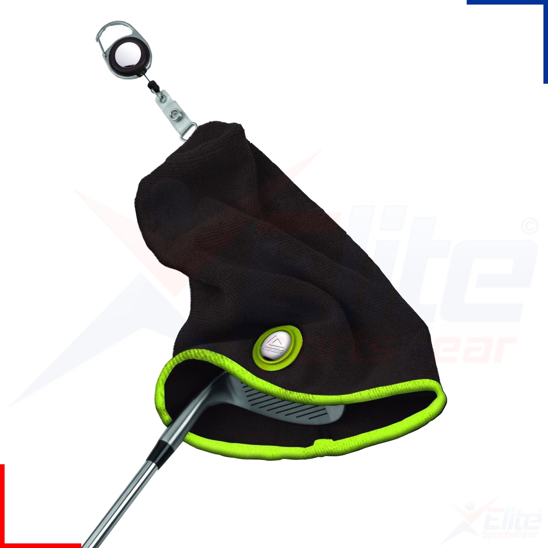Longridge Eze Golf Club Towel Cleaner Large + Ball Marker / Bag Clip / 4 Colours eBay