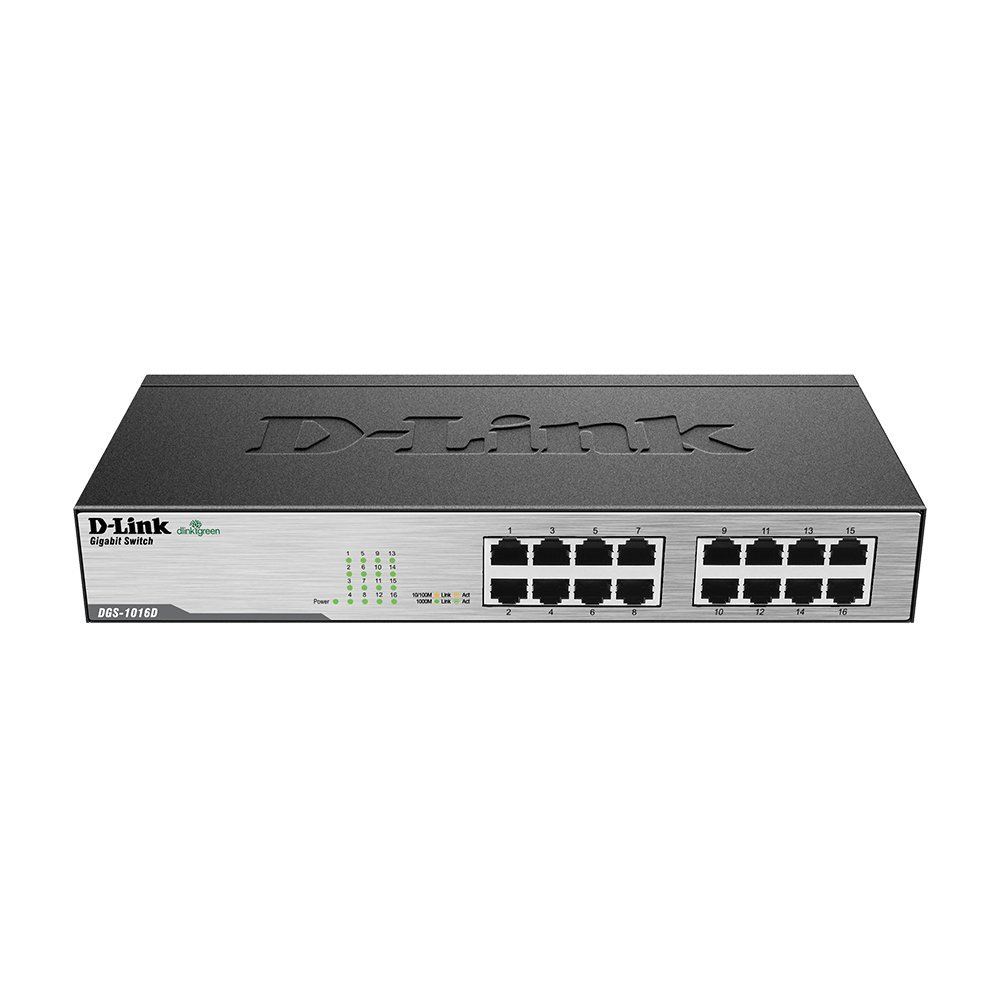 DLink DGS1016D 16Port Green Copper Gigabit Unmanaged