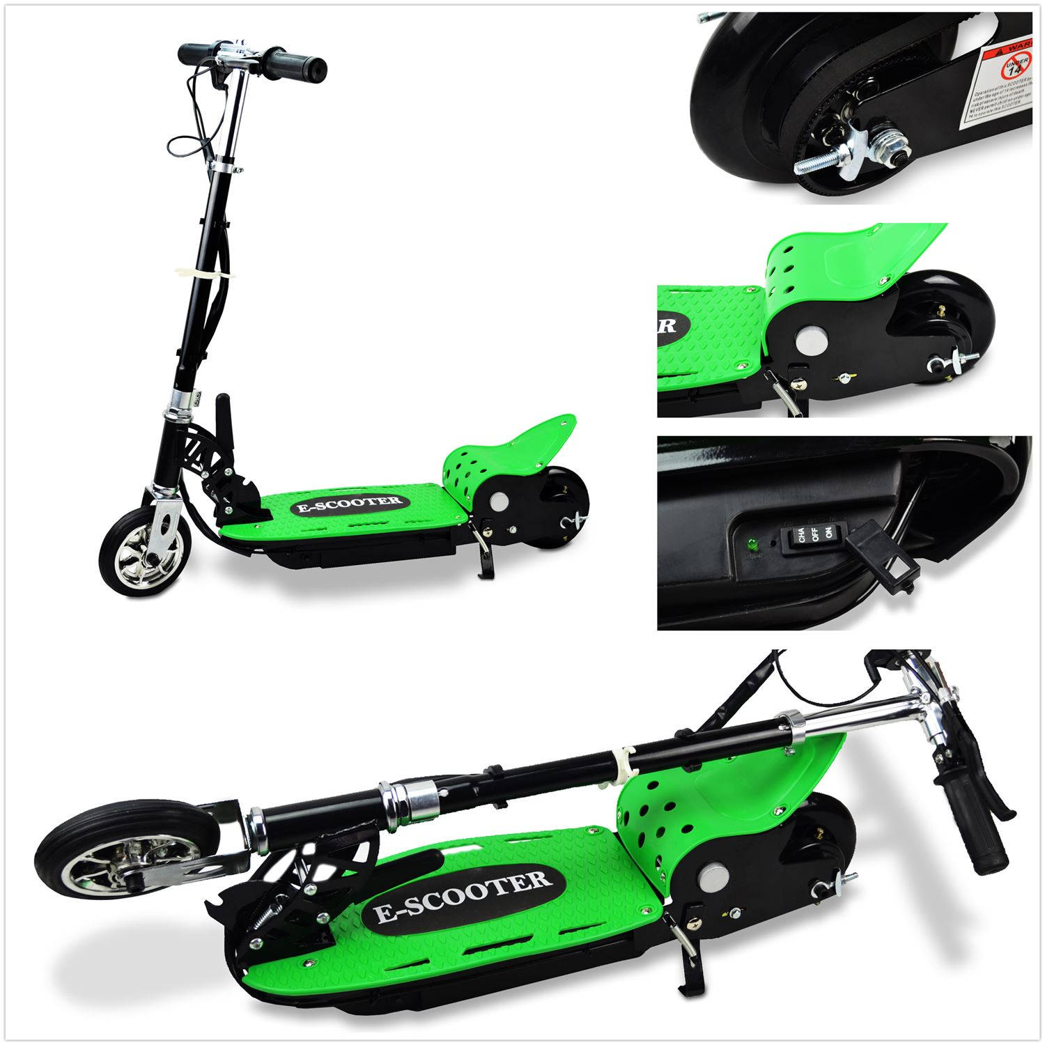 New Electric E Scooter Kids Children Ride on Toys 120W 12V Battery | eBay