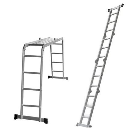 New 4.75M Multi Purpose Folding Aluminum Ladder Multi Function Aluminum