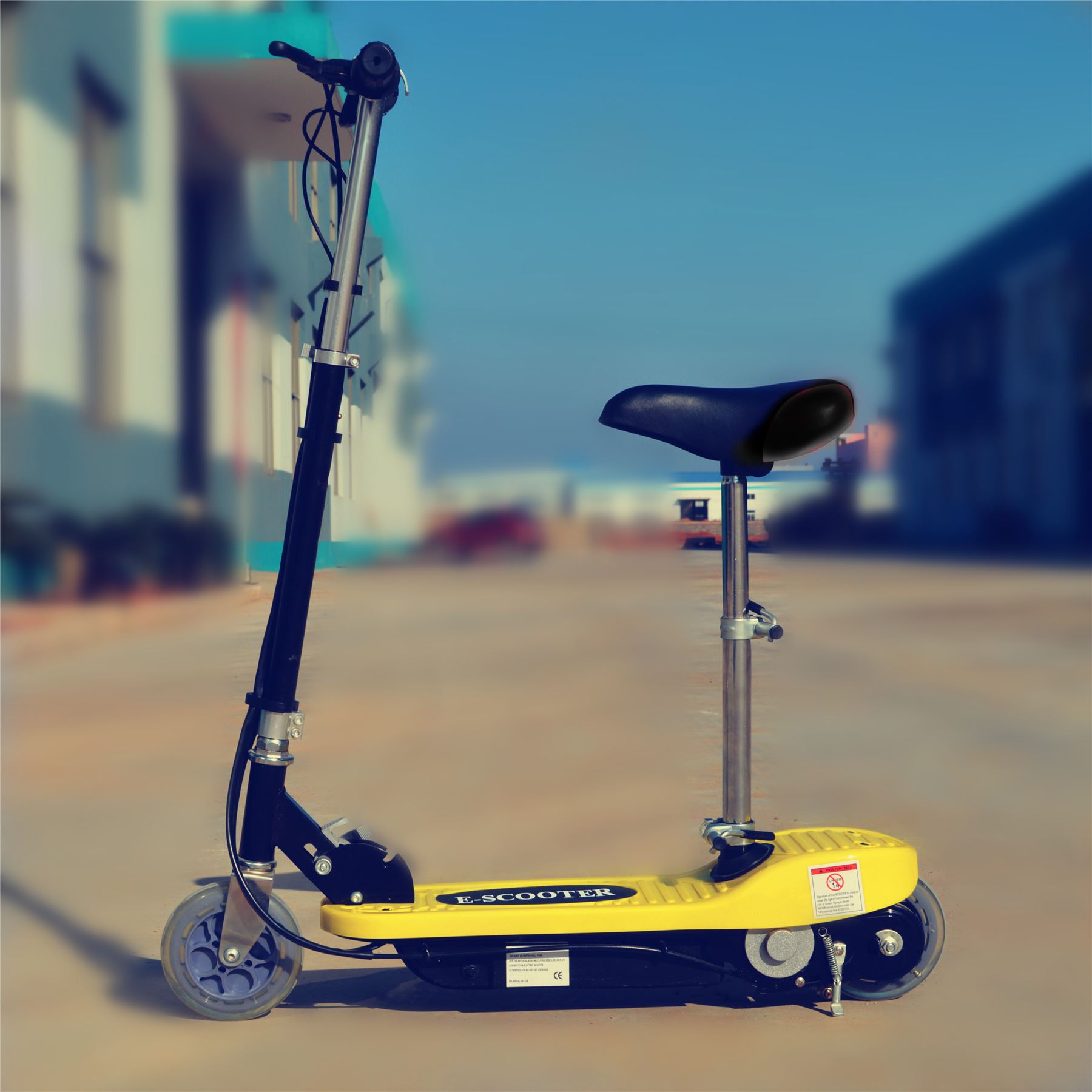 NEW KIDS ELECTRIC E SCOOTER WITH SEAT 120W Esccoter 12V BATTERY Ride