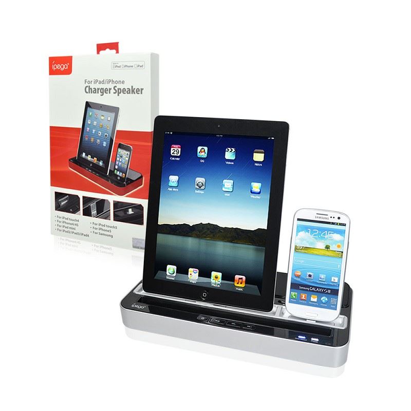 iPega® Docking station for Apple iPad iPhone iPod Samsung Dual Charger