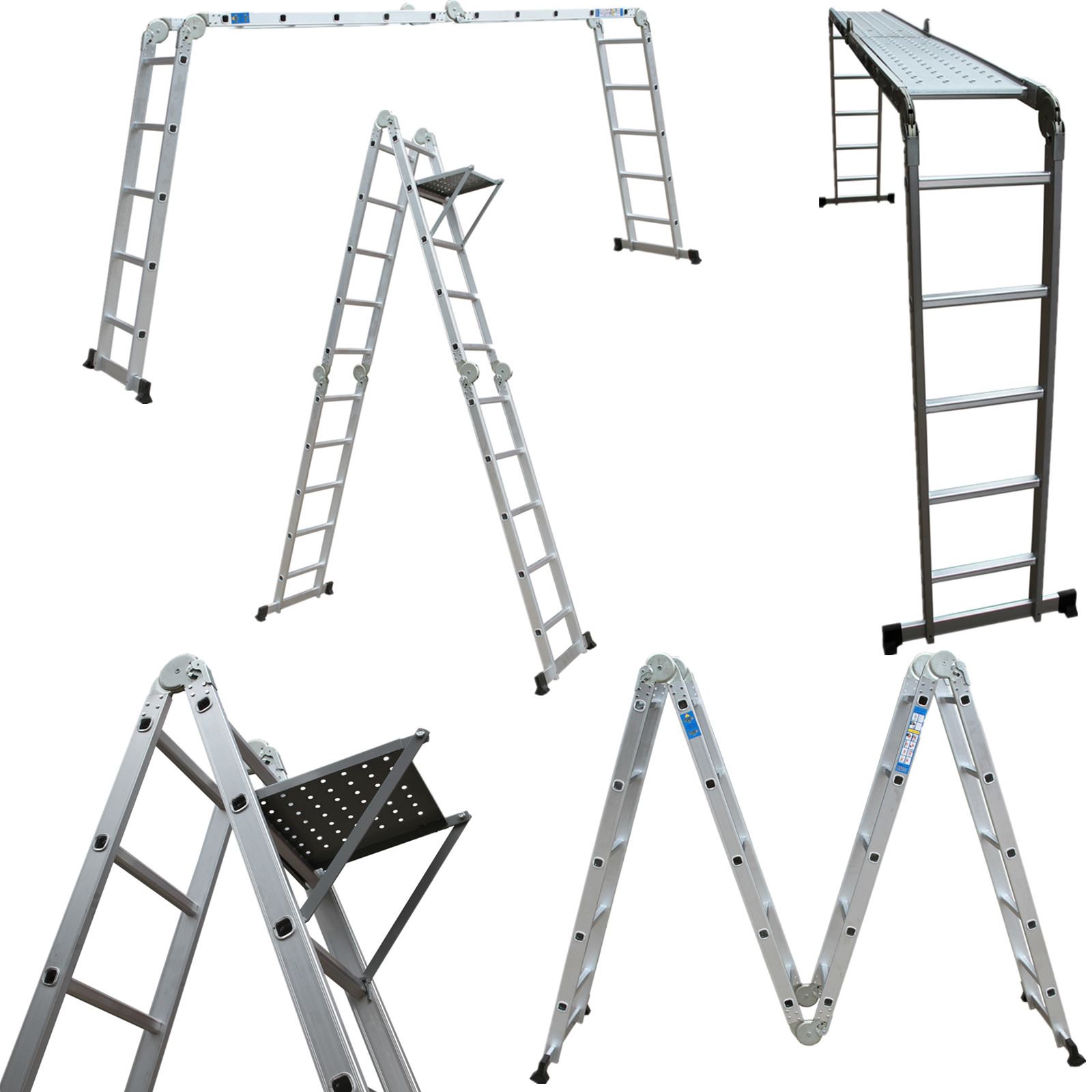 5.95M 4x 5 Multi Purpose Folding Aluminum Ladder Multi Function