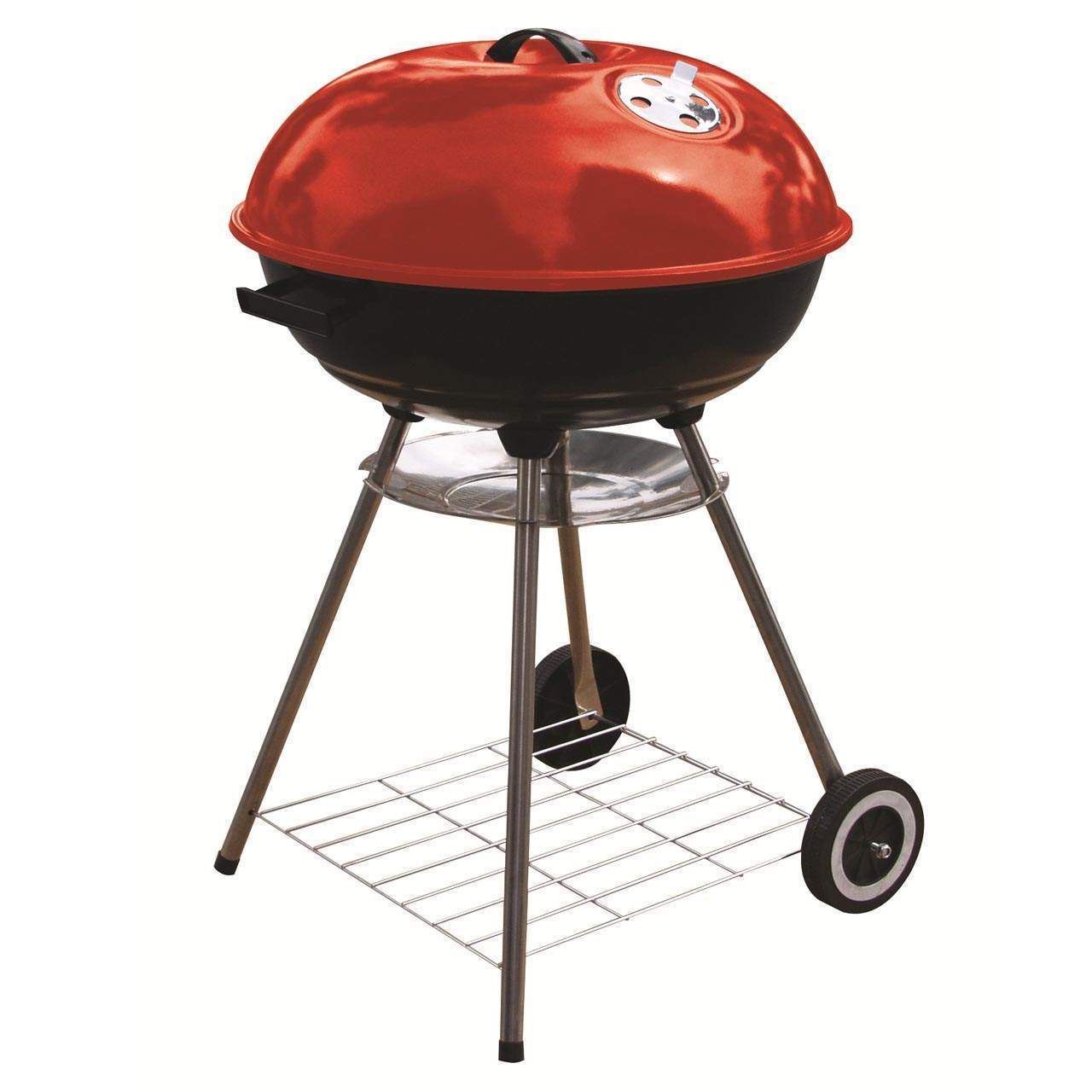 17" BARBECUE Apple Round Metal coated kettle charcoal BBQ 43CM outdoor