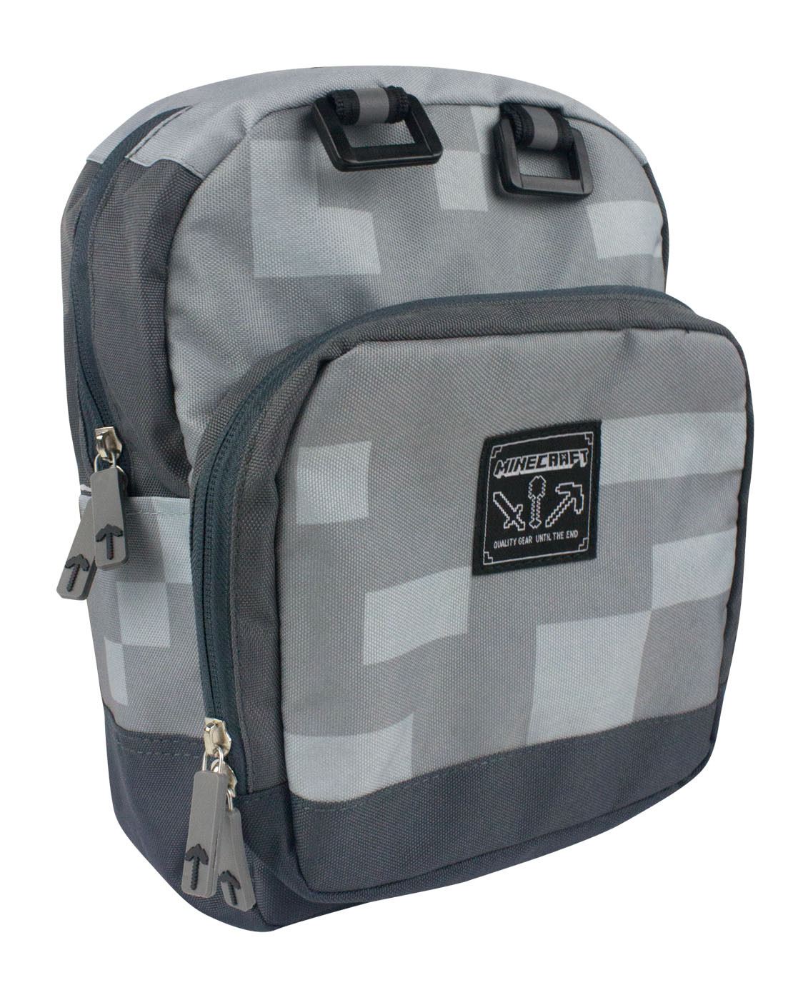 MINECRAFT COBBLESTONE BACKPACK Mine Craft School Rucksack Sports Book