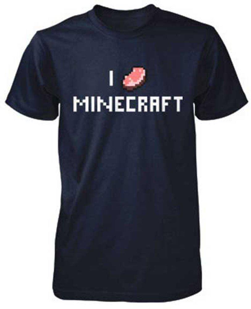 Official Minecraft T Shirt Mine Craft Pork Chop Tshirt AGE 5 15 eBay