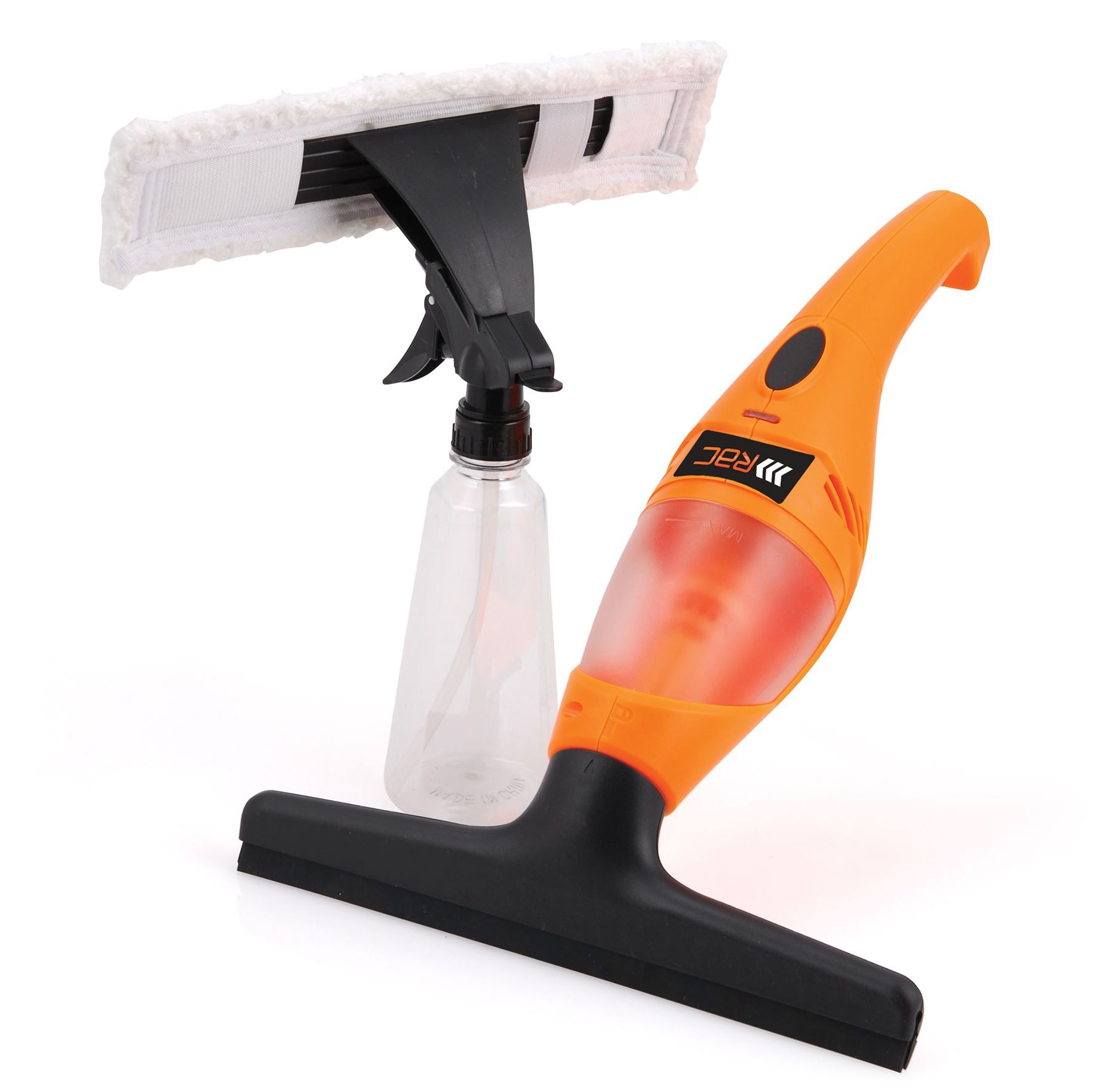 Window Vacuum Cleaner Vac Glass Mirror Cordless Rechargeable Microfiber