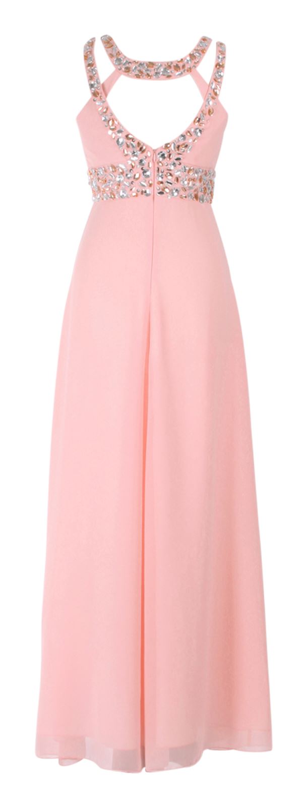 Formal Long Ball Gown Party Prom Beaded Bridesmaid Evening Dress Size UK 6 22 eBay