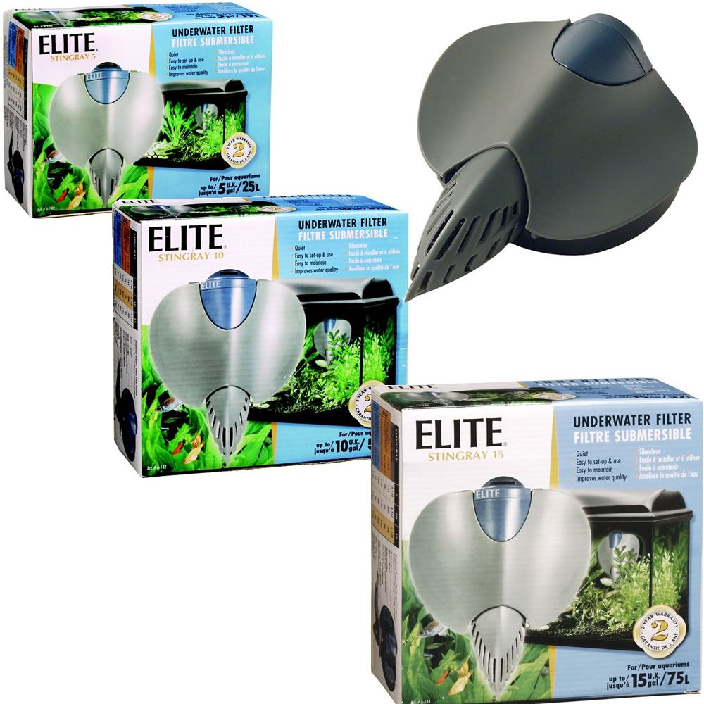 Hagen Elite Stingray Aquarium Filter 5 10 15 Internal Fish Tank