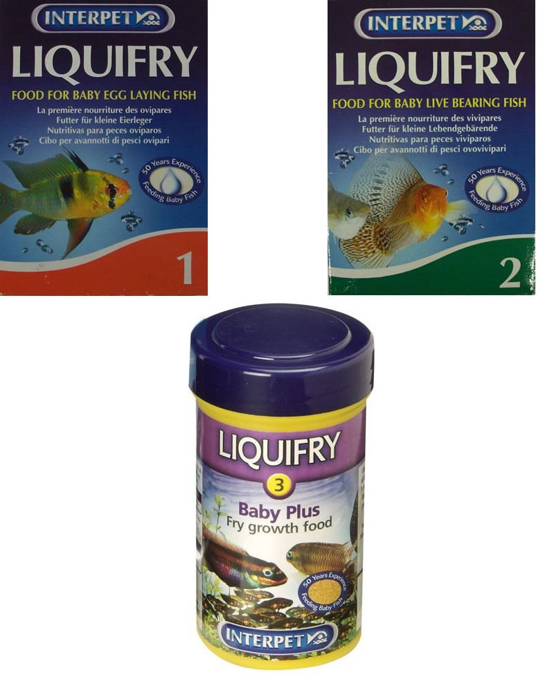 Interpet Liquifry Baby Fish Breeding Fry Liquid Feeding Food No1 No2