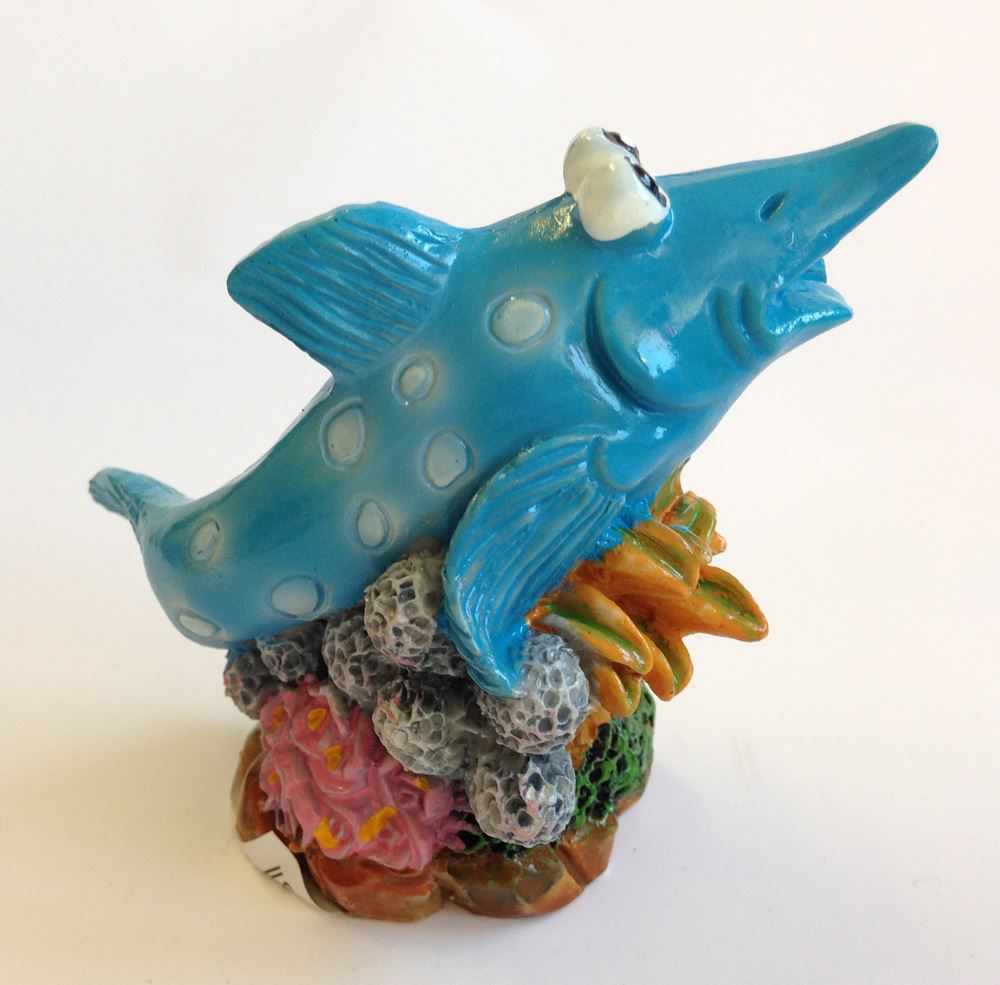 Aquarium Ornament Fish Tank Decoration Nemo Angelfish Shark Bright