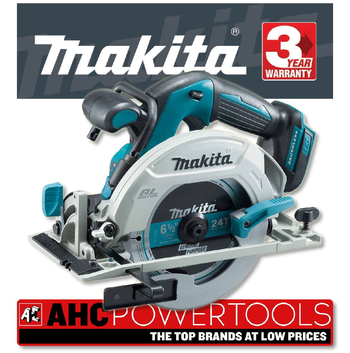 Makita DHS680Z Circular Saw 18V Cordless Brushless liion (Body Only