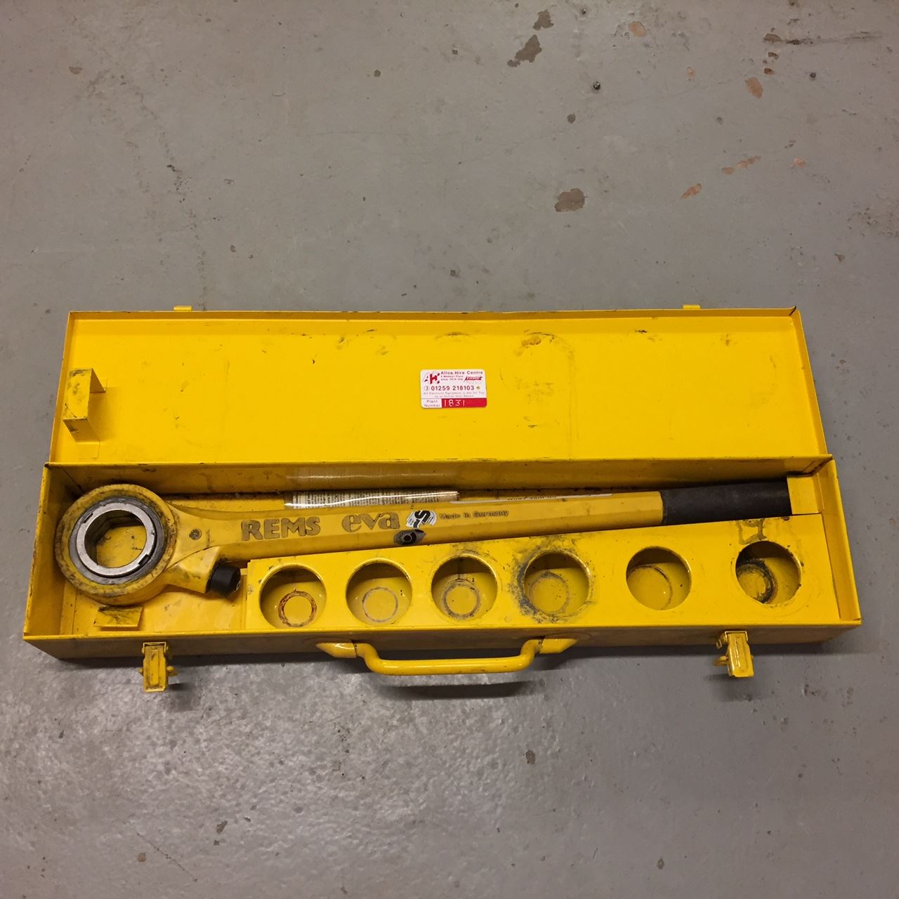 Rems Eva Manual Ratchet Pipe Threader 1/2" 2" BSPT(No Dies) ExFleet