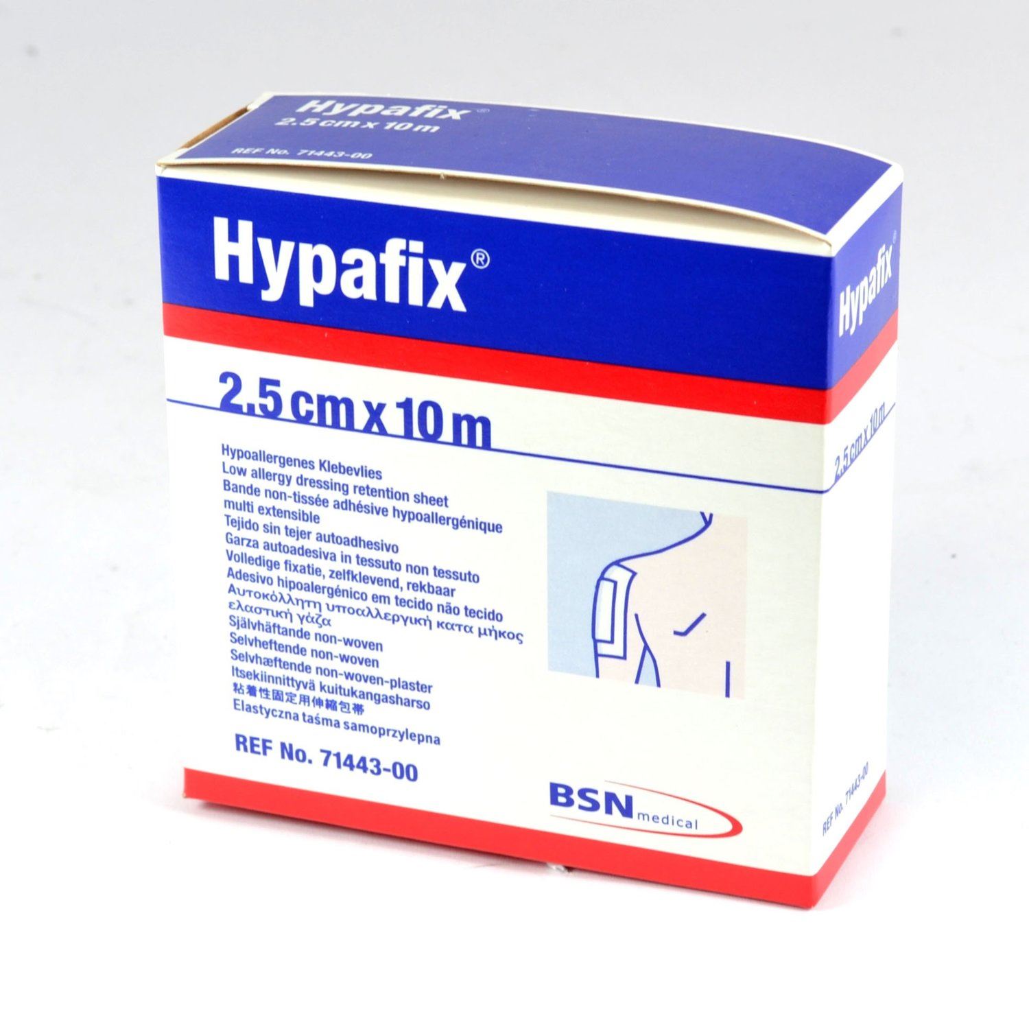 Hypafix Dressing Tape 10m Contorts to Shape Strong Adhesive