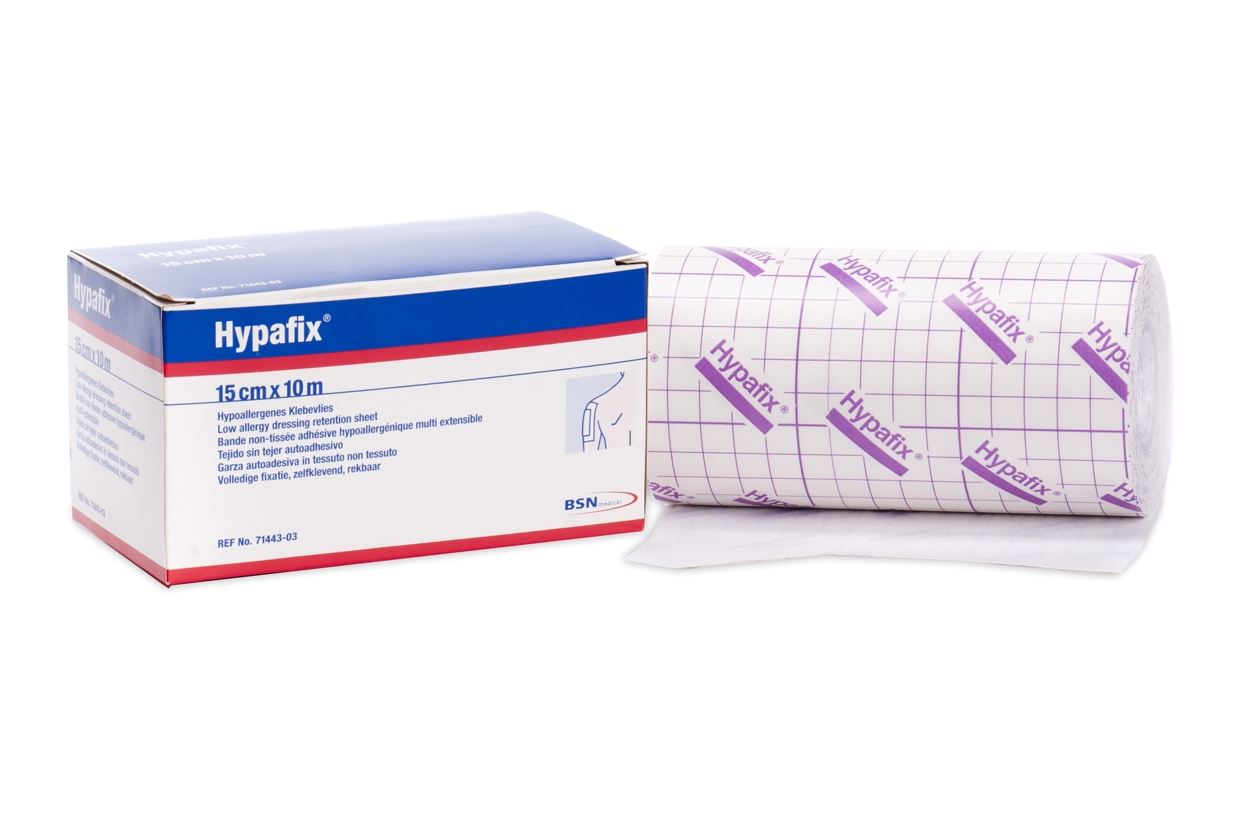 Hypafix Dressing Tape 10m Contorts to Shape Strong Adhesive