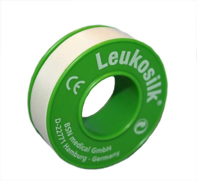 Leukosilk Sensitive Skin Dressing Tape Gentle on Skin Conforms Well