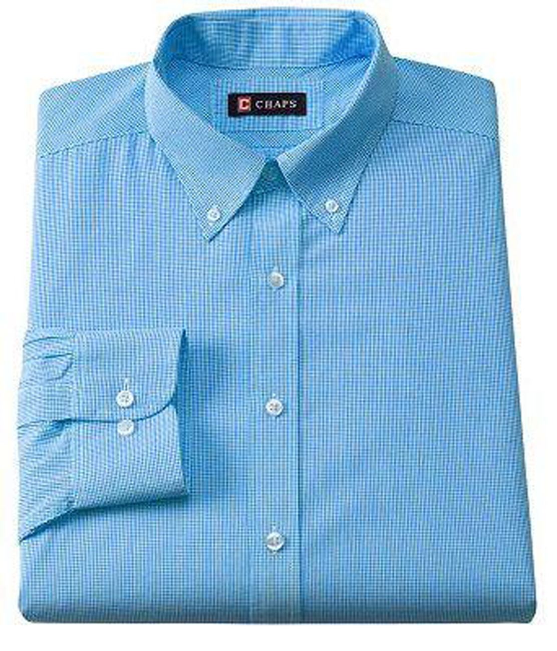 Mens Shirt CHAPS Cotton Rich Easycare Long Sleeve