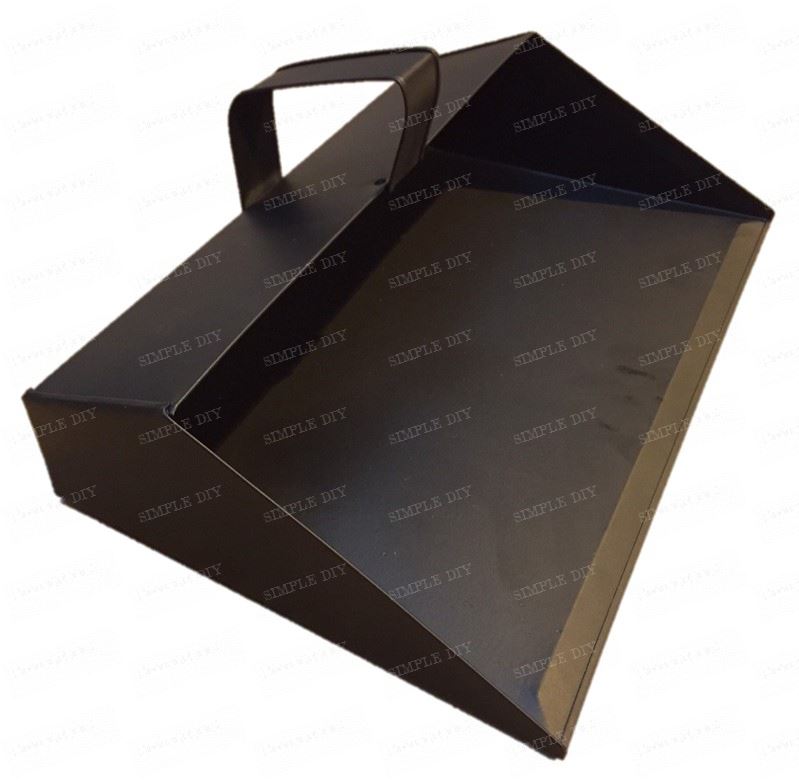 DELUXE LARGE METAL TRADITIONAL DUSTPAN STRONG INDUSTRIAL QUALITY DUST