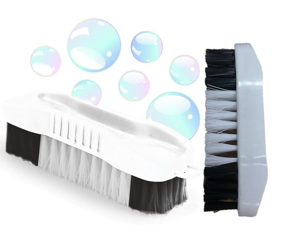 Small Hand Scrubbing Brush Easy Grip Floor Scrubber Stiff Deck Scrub