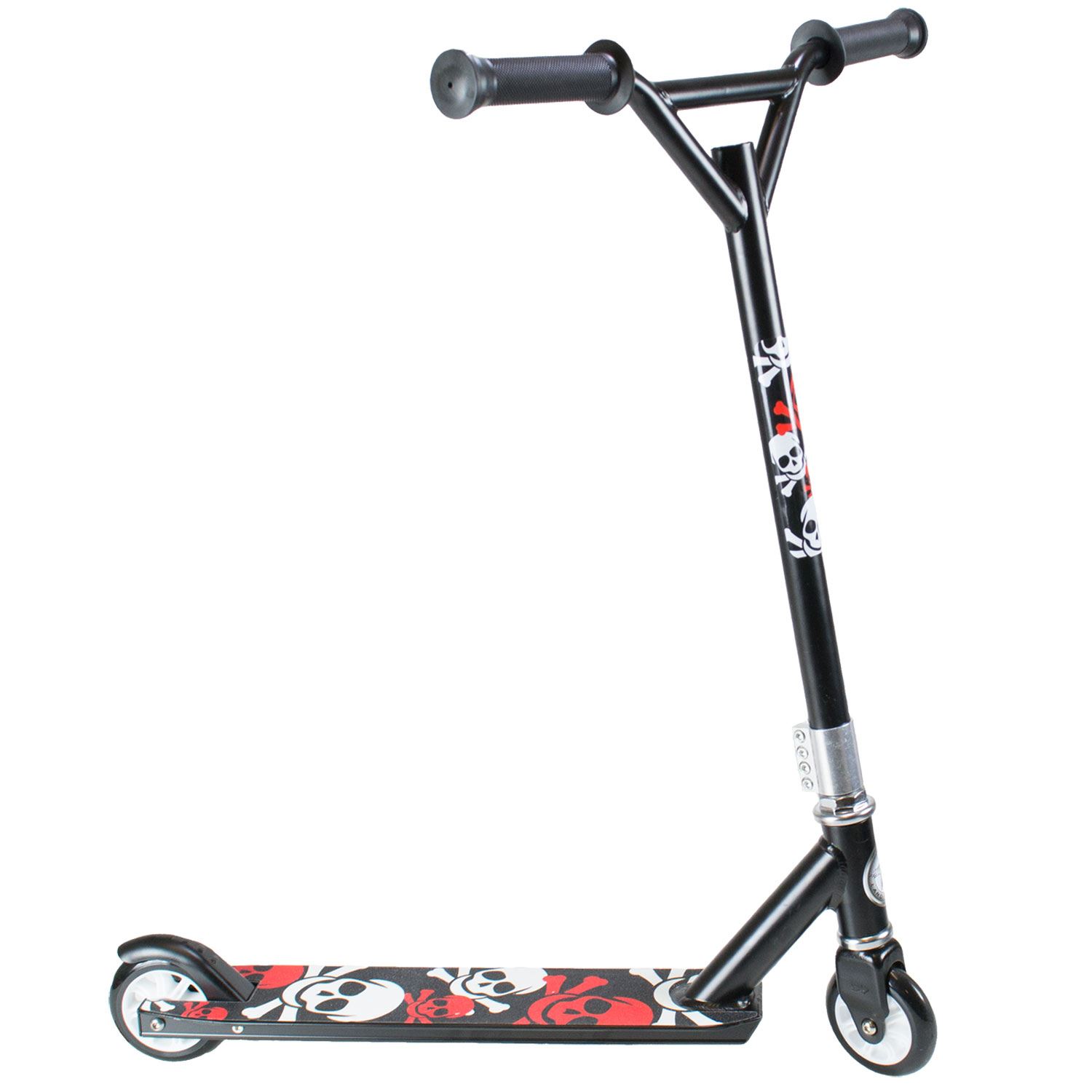 Land Surfer® Kids Fixed Bar Push Pro Stunt Trick Scooter Black Pink