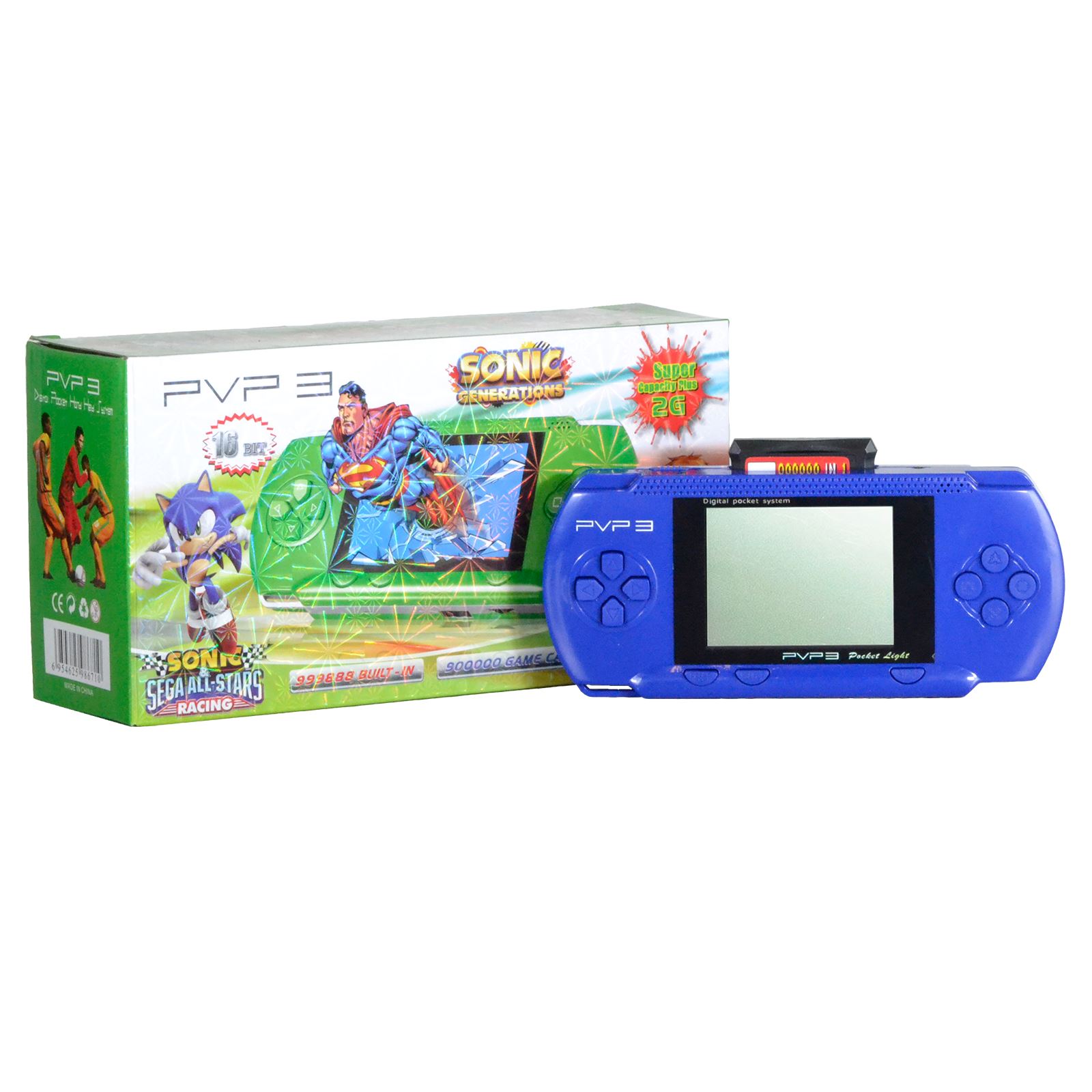 PXP PVP Portable Video Game 16 bit Handheld Console 150 Retro Megadrive