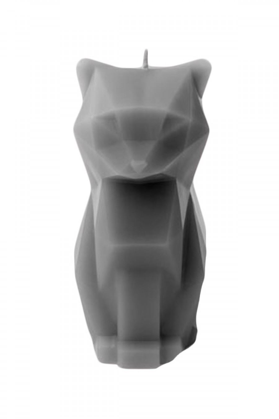 Kisa Candle Grey Cat By Pyro Pet The Candle With A Metal Skeleton eBay