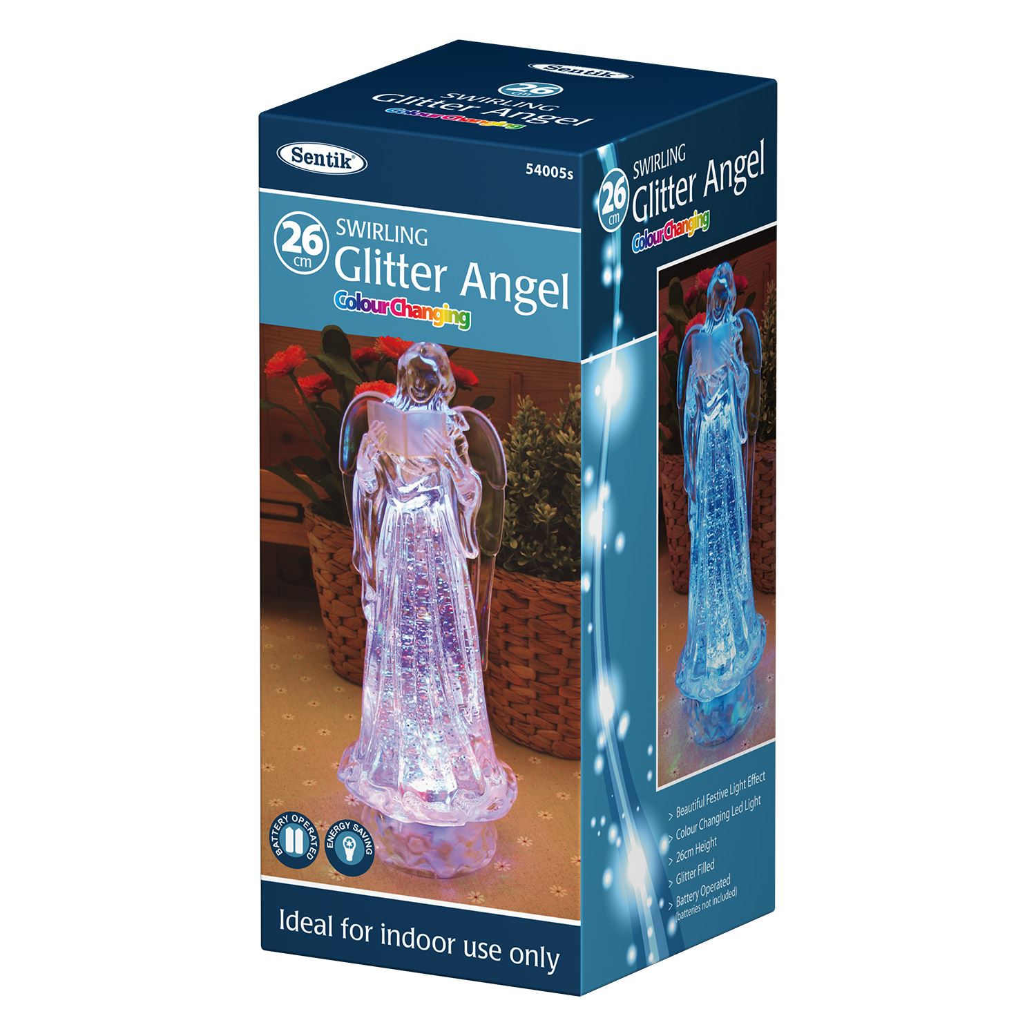 Light christmas glitter water swirling decoration xmas ornament changing colour led sell decorations Colour Changing LED Light Up Glitter Water Ornament Christmas Xmas